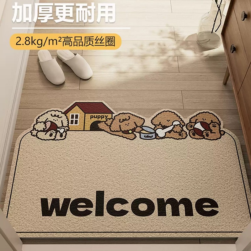 入户门地垫丝圈家用进门口防滑耐脏垫子地毯子卧室欢迎回家室内,居家布艺,入户地垫,淘宝优惠券,粉丝福利购,淘宝优惠卷