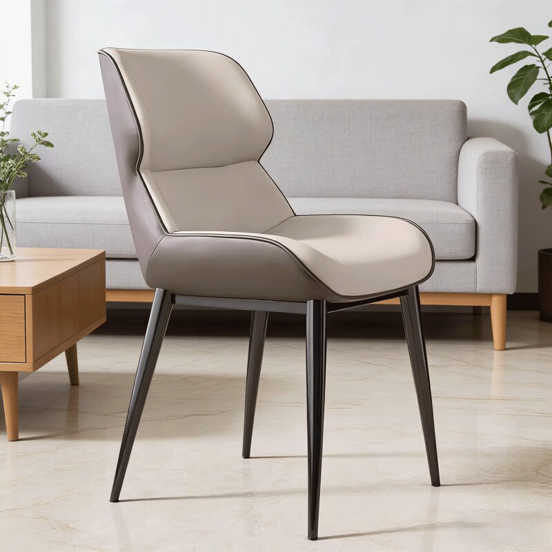 餐椅轻奢椅子家用靠背椅餐桌椅麻将椅咖啡椅凳子高级感餐厅久坐