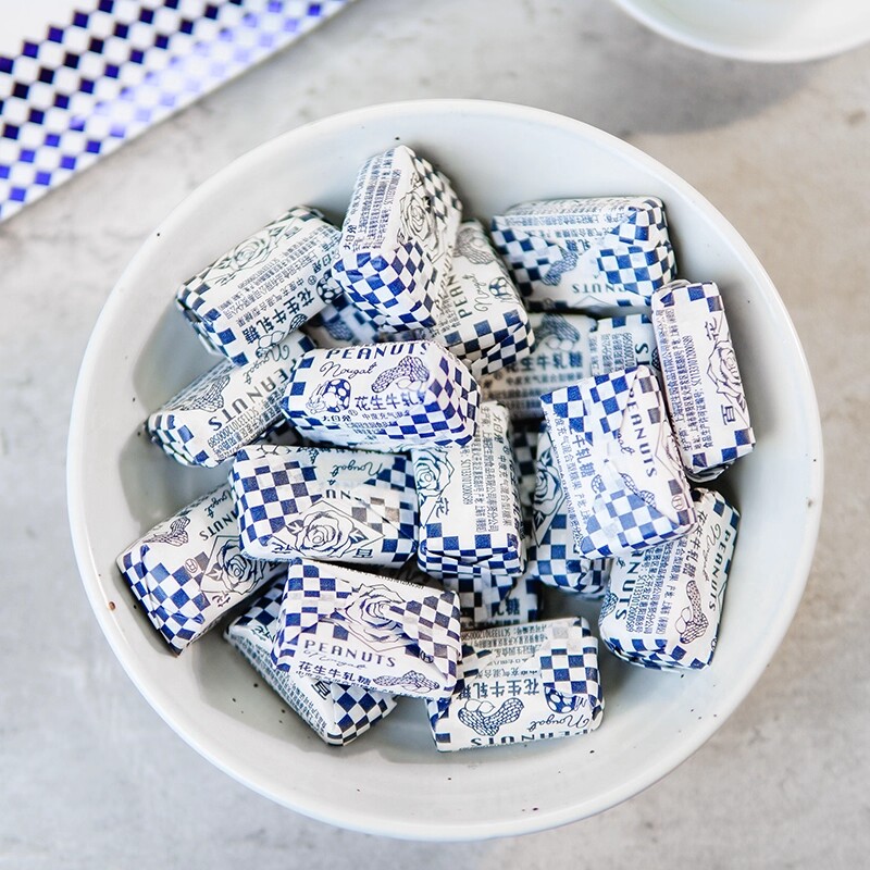 上海特产花生牛轧糖零食品喜糖糖果年货礼盒好吃麦芽糖混合传统