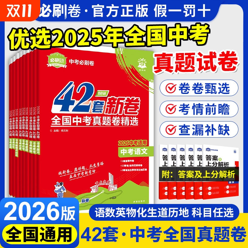 理想树中考必刷卷42套全国版