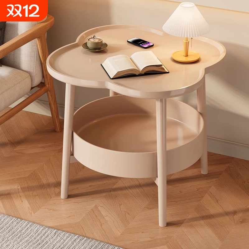 沙发边几边柜床头置物架可移动卧室床头小桌子简约现代床头柜家用