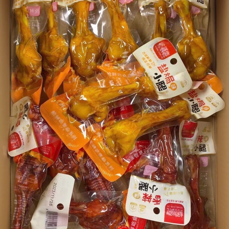 盐焗翅中鸭翅香辣翅根肉类卤味休闲食品小吃网红解馋零食湖南特产