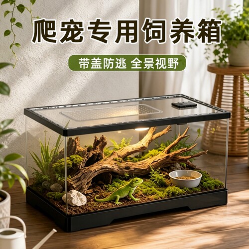 爬宠饲养箱透气设计|千人加购