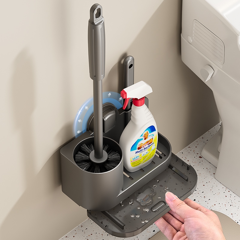 吸盘马桶刷缝隙刷厕所卫生间刷子家用无死角壁挂坐便器清洁套装