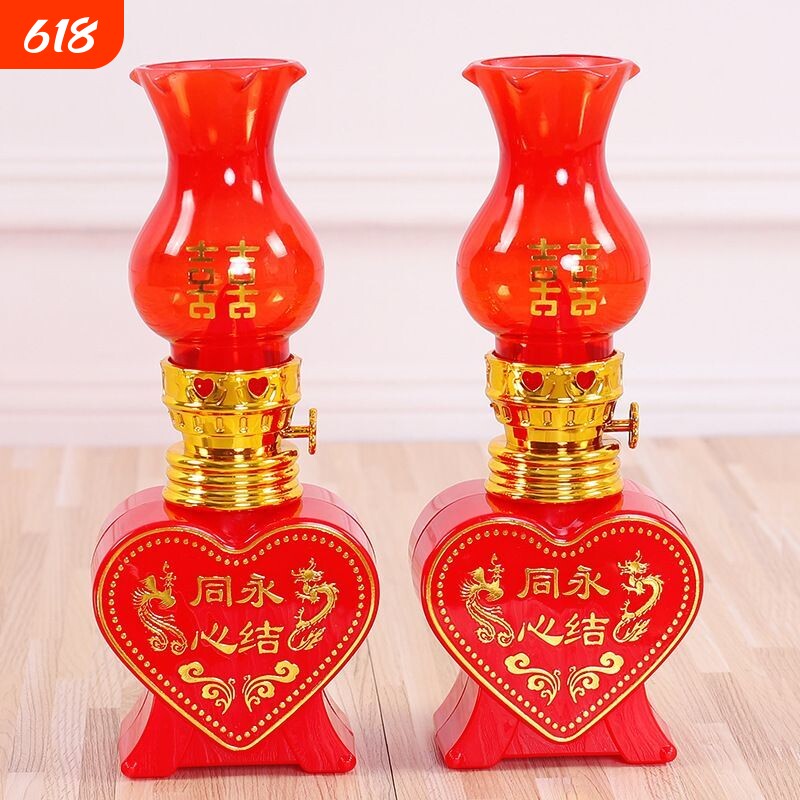 结婚喜事创意永结同心LED电子蜡烛灯洞房花烛婚庆烛新年装饰入宅