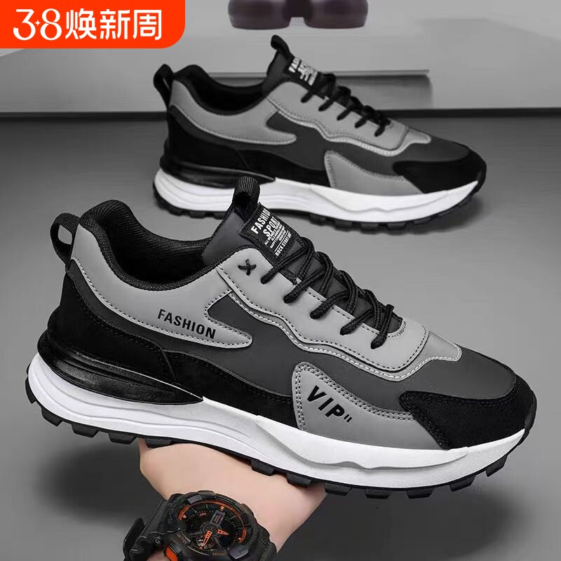 回力男士鞋子男鞋2025新款冬季皮面防水加绒防滑休闲运动鞋耐磨