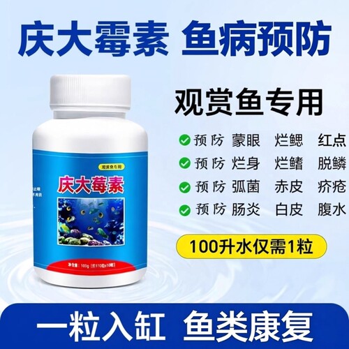 养鱼达人推荐锦鲤烂尾鱼病专用药