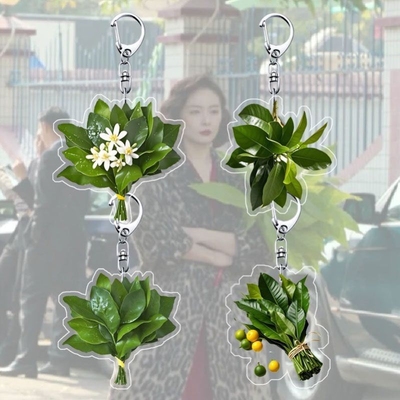 送朋友古风锁骨链亚克力挂件个性