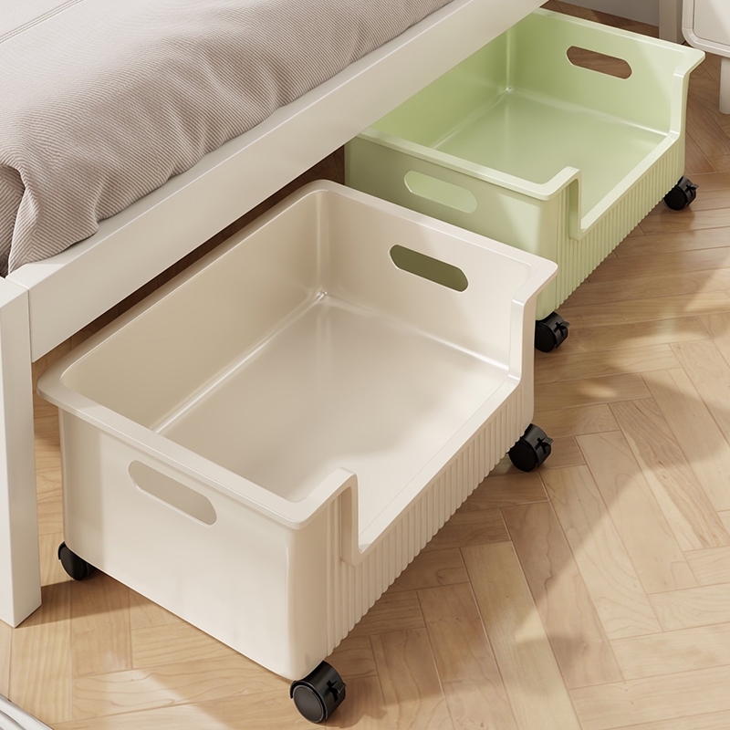 床底收纳箱家用带滑轮储物箱