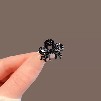 精致蝴蝶结小抓夹侧边前额头边夹