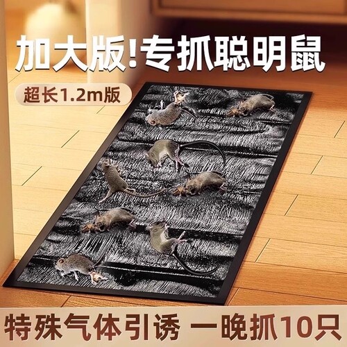 老鼠贴强力粘鼠板家用一窝端