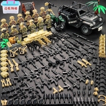 幽灵特警特种兵阿尔法军事人仔兼容乐高儿童益智拼装积木玩具拼插