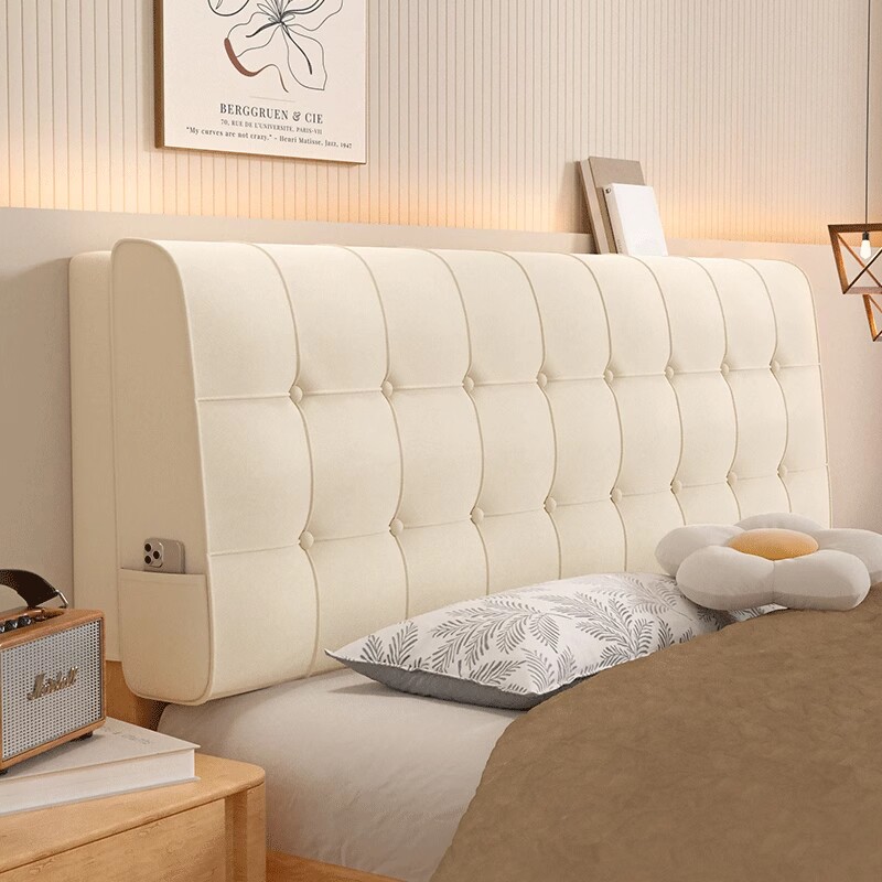 床头软包靠垫靠背绒布床上靠枕靠背垫大靠背高档床头靠榻榻米海绵