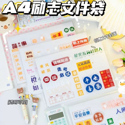 【1个】随机款A4文件袋