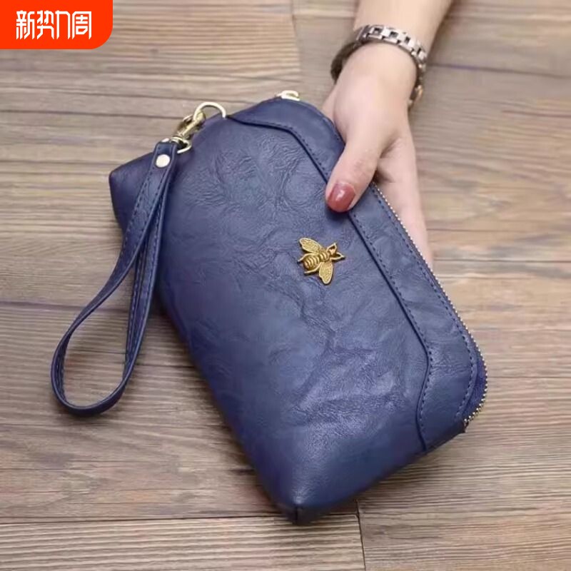 2026新款时尚手拿包女士钱包长版零钱包拉链手机包大容量手抓包