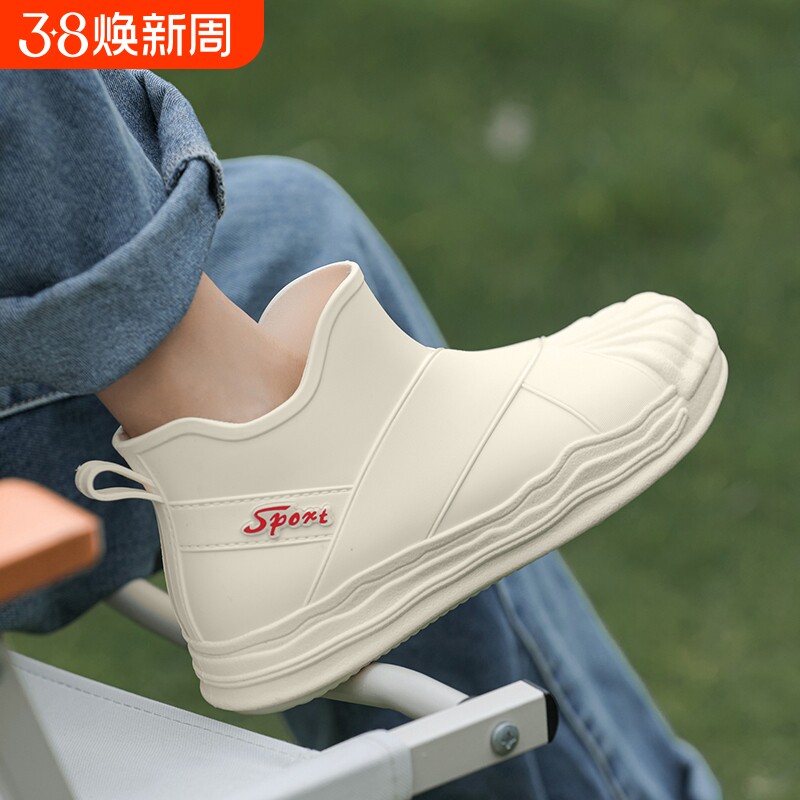 喆星低帮雨鞋女短筒学生时尚水鞋韩版年少女工作雨靴防水胶鞋防滑