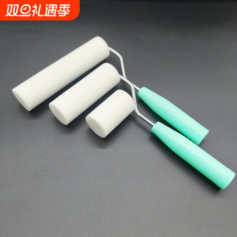 海绵滚筒刷高密涂刷工具乳胶漆油漆涂料绘画艺术漆刷墙小滚筒