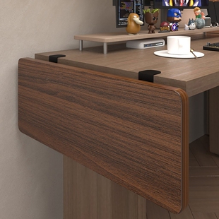 桌面延长板可折叠免打孔电脑键鼠加宽放置架侧边扩展增宽手臂支架