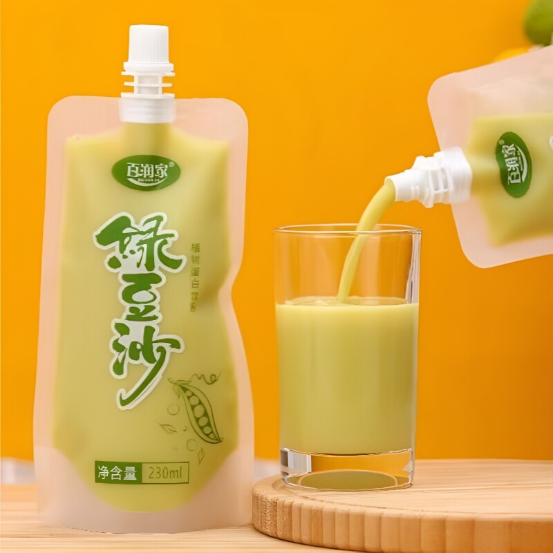 绿豆沙饮料袋装冰沙消暑解渴饮品绿豆汤夏季批发商用解暑早餐清凉