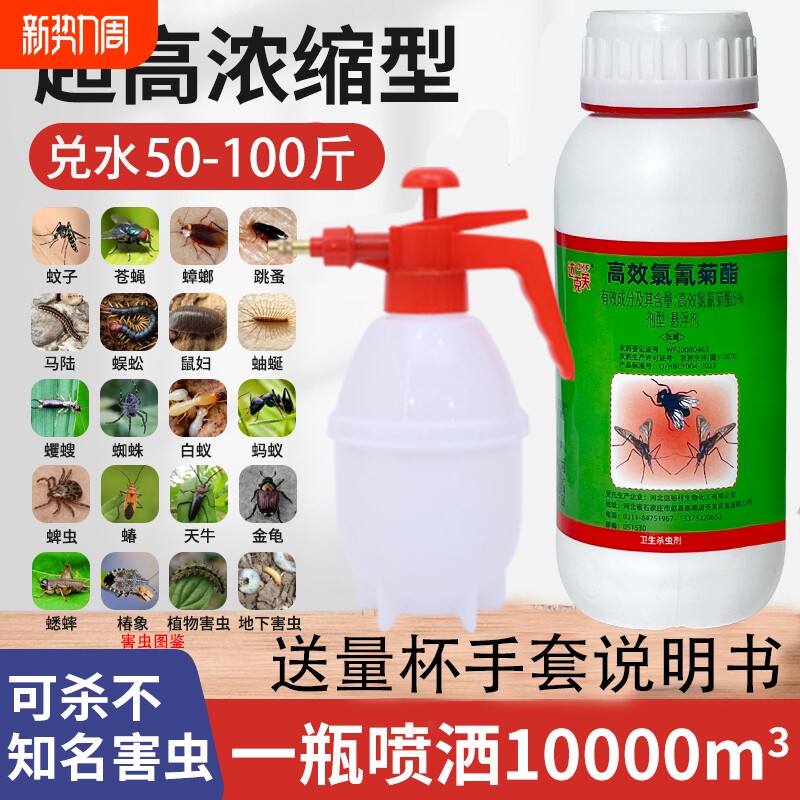 杀蚊子灭蟑螂神器跳蚤蚂蚁白蚁药家用室内户外下水道杀虫剂臭虫药