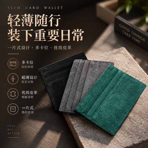 翻毛皮防盗卡套|超1000次加购
