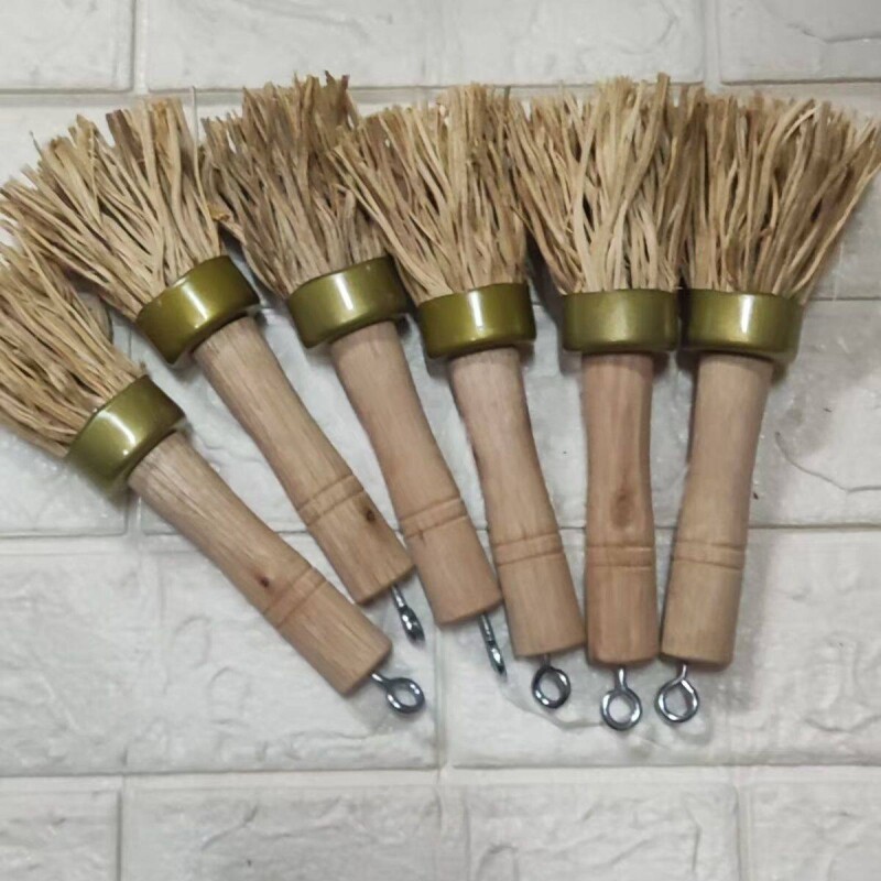 天然家用竹根不加长版沾油长柄洗锅神器刷锅洗碗清洁刷厨房不伤手