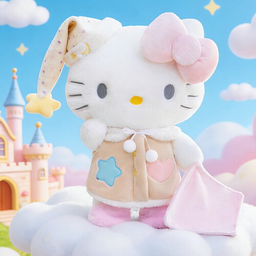 卡通睡衣kitty猫玩偶睡衣帽小猫