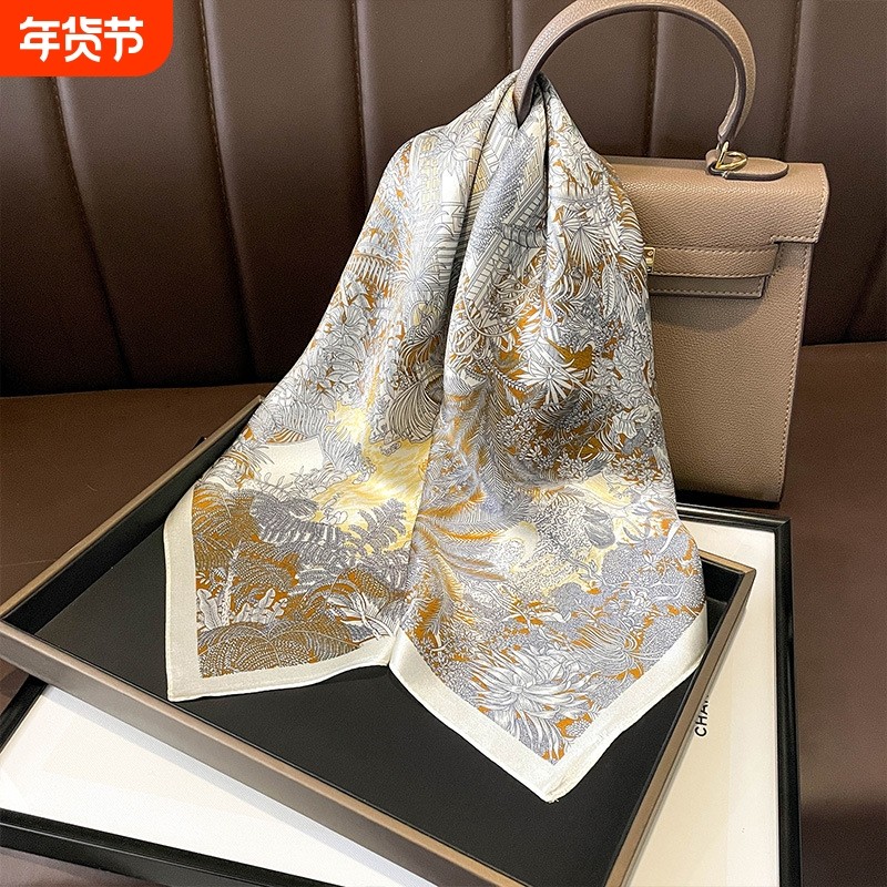 轻奢红桑蚕丝巾小方巾新款真丝方巾高档丝绸围巾领巾敦煌春秋精致,服饰配件/皮带/帽子/围巾,围巾/丝巾/披肩,淘宝优惠券,粉丝福利购,淘宝优惠卷