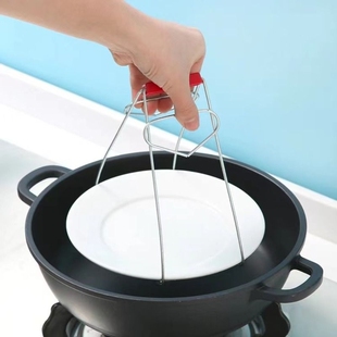 取碗夹防烫夹夹子碗夹盘子夹蒸菜取碗器防滑防烫手夹提盘器