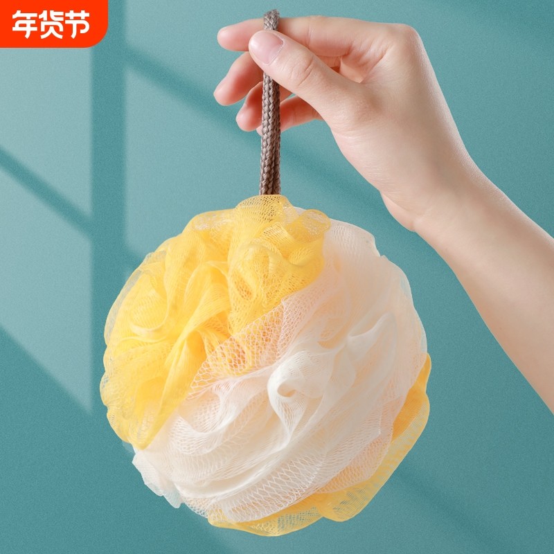 沐浴球浴花球浴球超柔软洗澡高档不散大号搓澡花女擦背用神器起泡