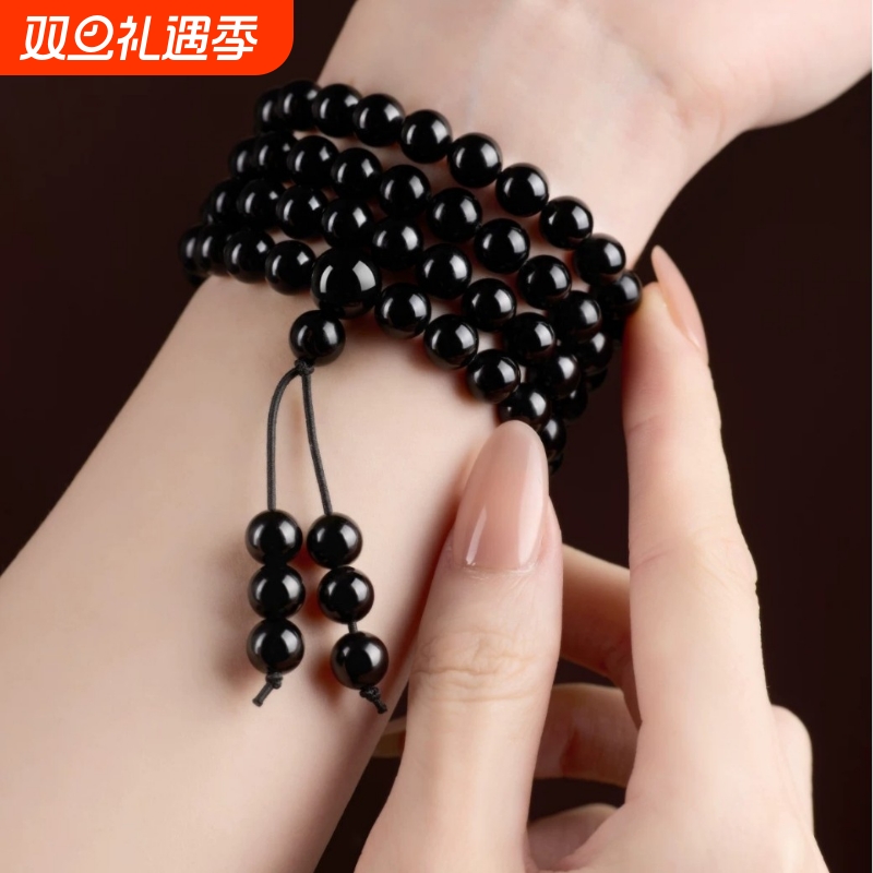 108颗多圈念珠手链三圈珠手串