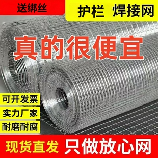 养围栏钢丝网镀锌护栏防鼠养殖抹墙网栅栏鸡笼网圈地铁丝镀锌铁丝