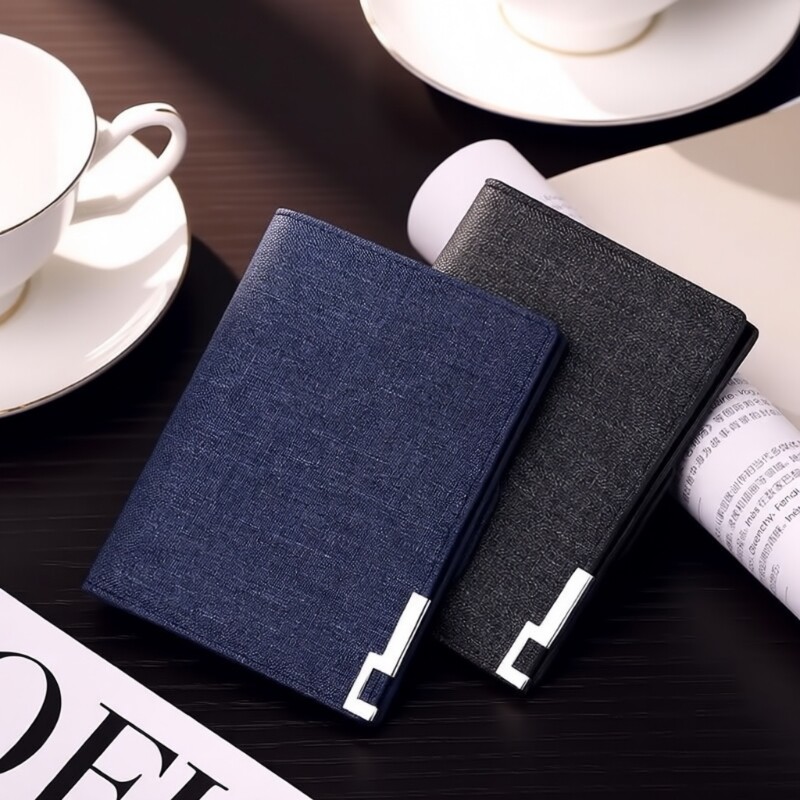 2026年新款钱包男士短款皮夹驾驶证皮套小卡包证件大容量收纳零钱