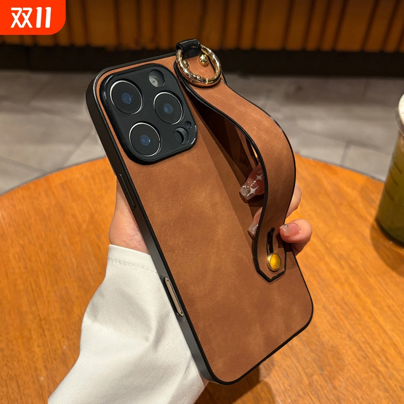 高级可腕带可支架防摔手机壳