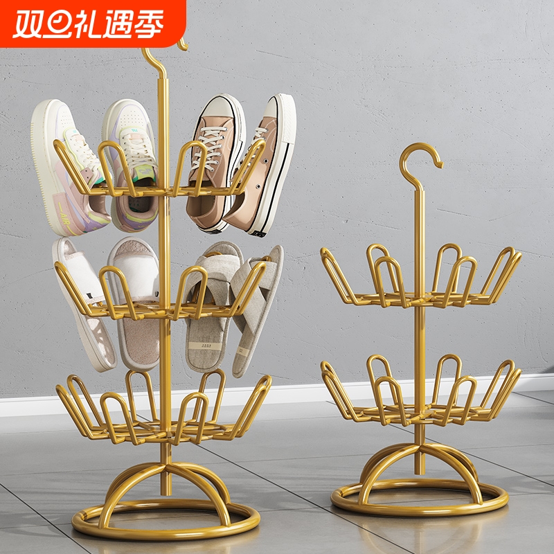 旋转晾鞋架多层收纳|万人加购