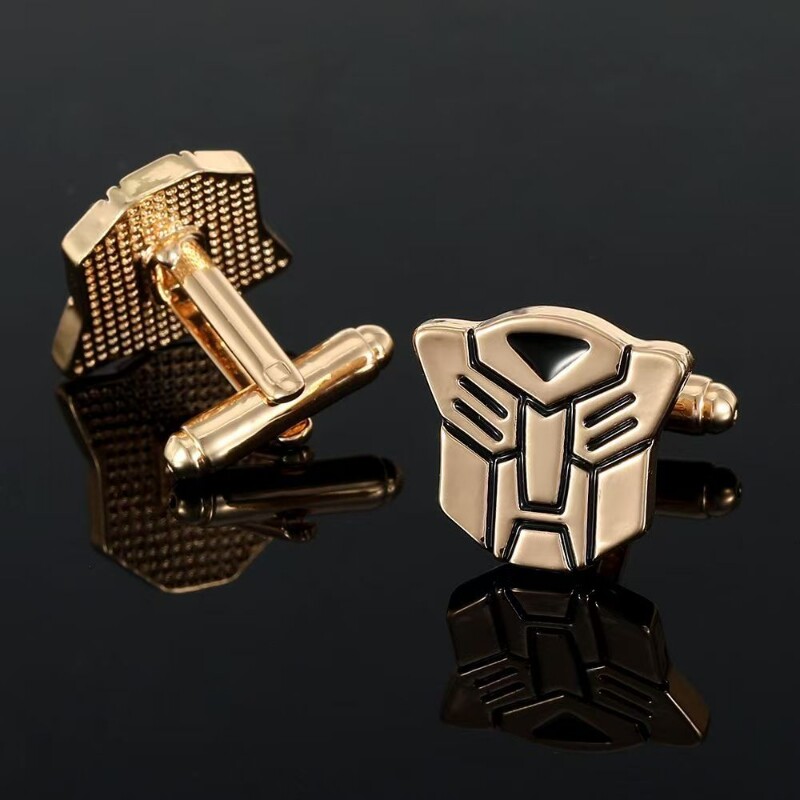 创意新款时尚正方形自行车法式袖扣男士衬衫袖钉源头现