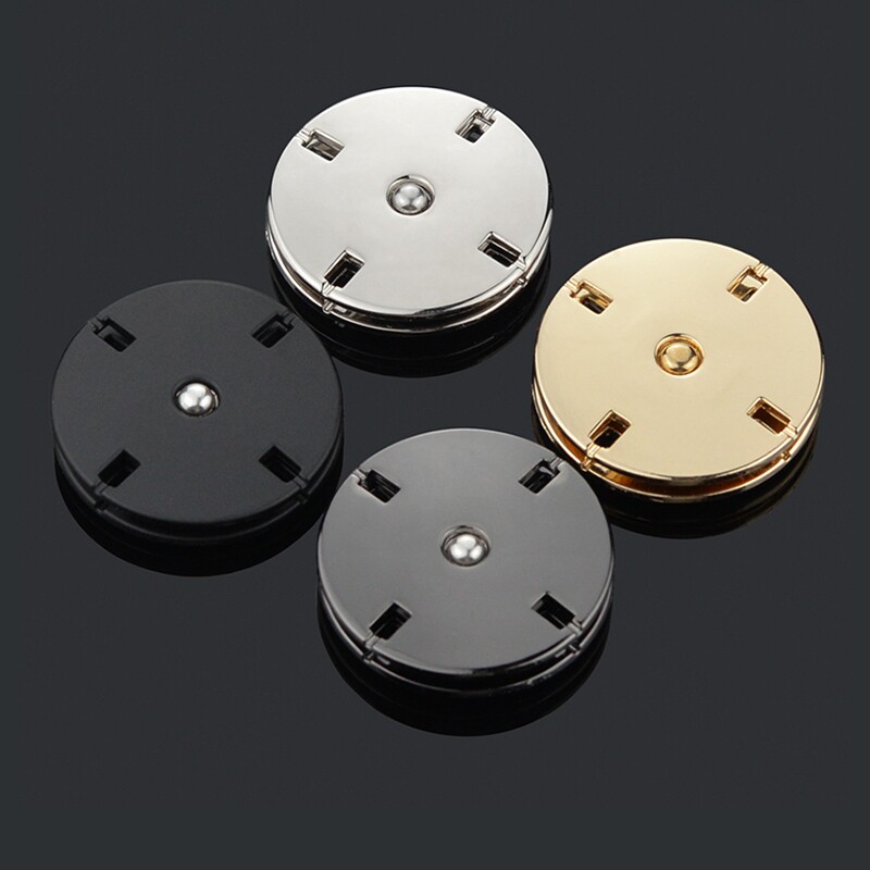 金属暗扣纽扣高档大衣按扣圆形羊绒毛呢女隐形衣服摁扣子母扣圆形