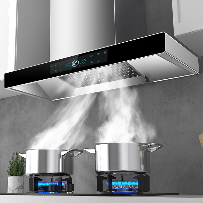 新飞抽油烟机家用厨房大吸力顶吸式自清洗壁挂式欧式脱排吸油烟机