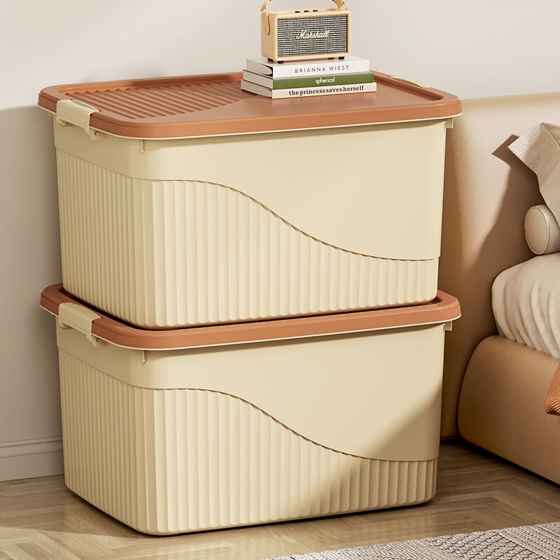 衣服收纳箱家用大容量超大号玩具整理盒搬家储物筐箱厨房杂物神器