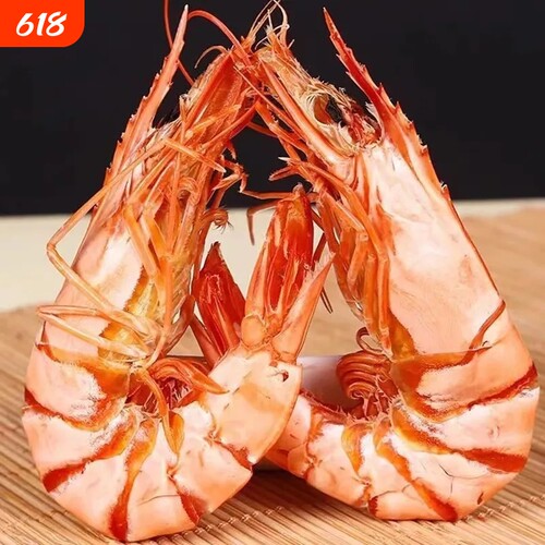 九节虾干即食烤虾干开袋即食大虾对虾斑节虾海鲜干货孕妇零食烤虾