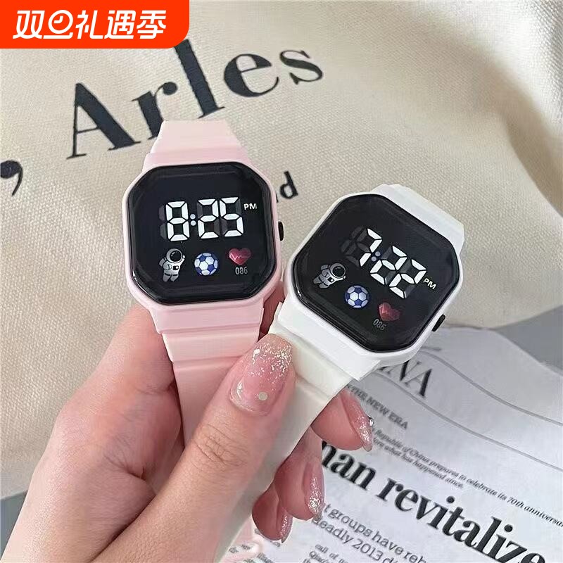 时尚简约学生考试专用夜光手表