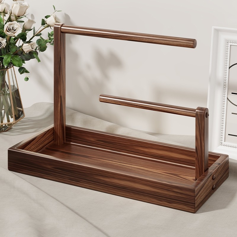 实木手串展示架首饰项链手链收纳盒饰品文玩放置架水晶手镯手表架