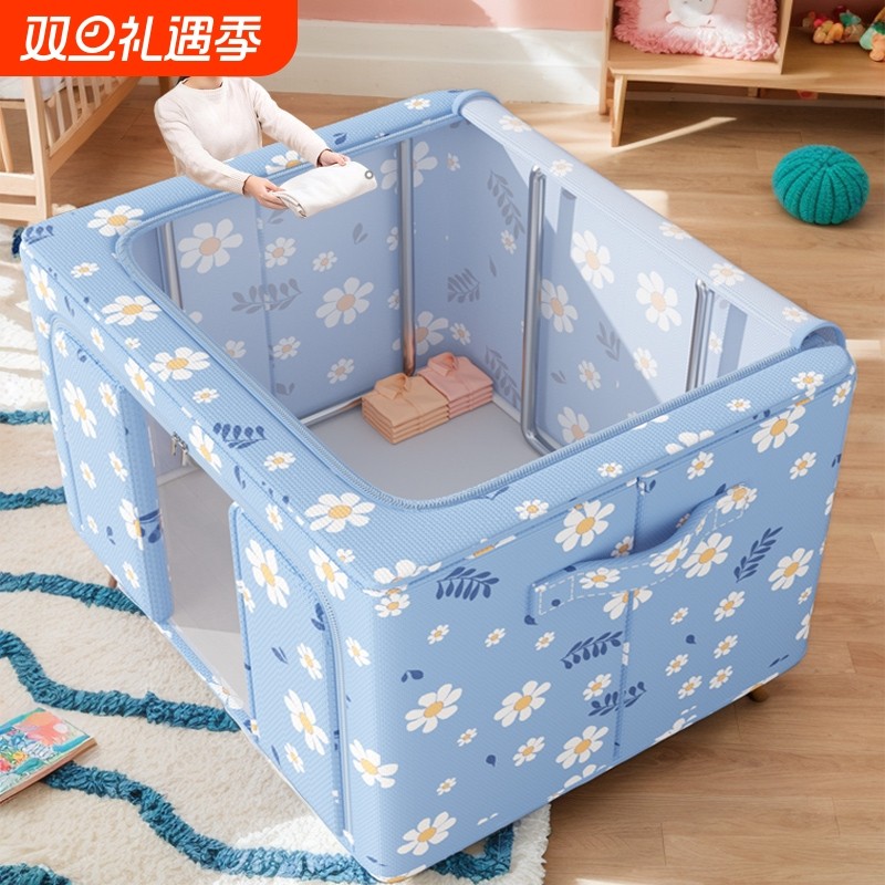 加厚衣服收纳箱家用大容量装衣物被子整理盒布艺衣柜储物箱子神器