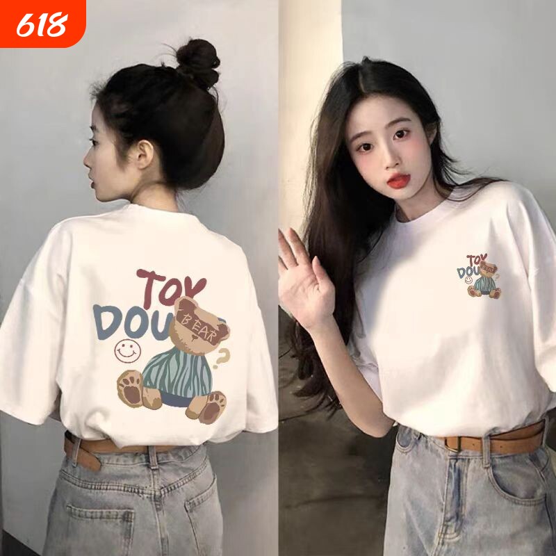 纯棉短袖T恤女2026新款爆款夏季设计感小众上衣宽松大码黑色休闲