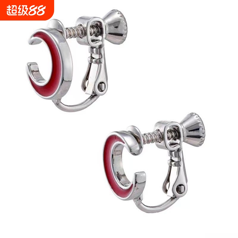 二次元动漫周边机动战士高达GQuuuuuuX让叶天手玛秋同款耳钉耳夹