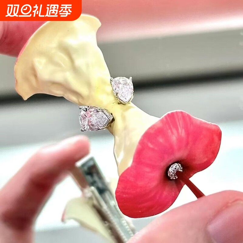 甜酷ins风苹果核发夹发卡发饰品2025新款高颜值轻奢时尚学生配