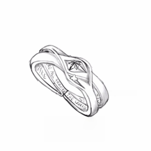 Stray Kids韩国男团莫比乌斯环戒指小众设计感粉丝应援周边指环