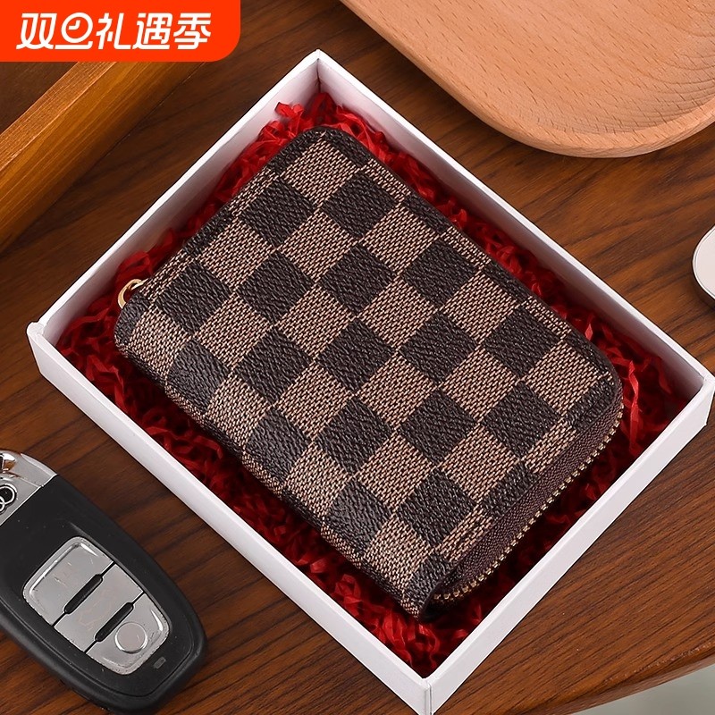 防盗刷卡包女式防消磁多卡位超薄证件卡夹大容量驾照小巧卡套钱包