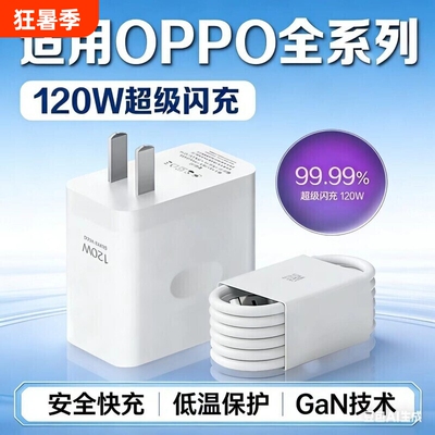 适用OPPO手机充电器120W型号