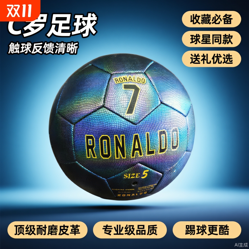 正品c罗足球比赛专业成人5号球